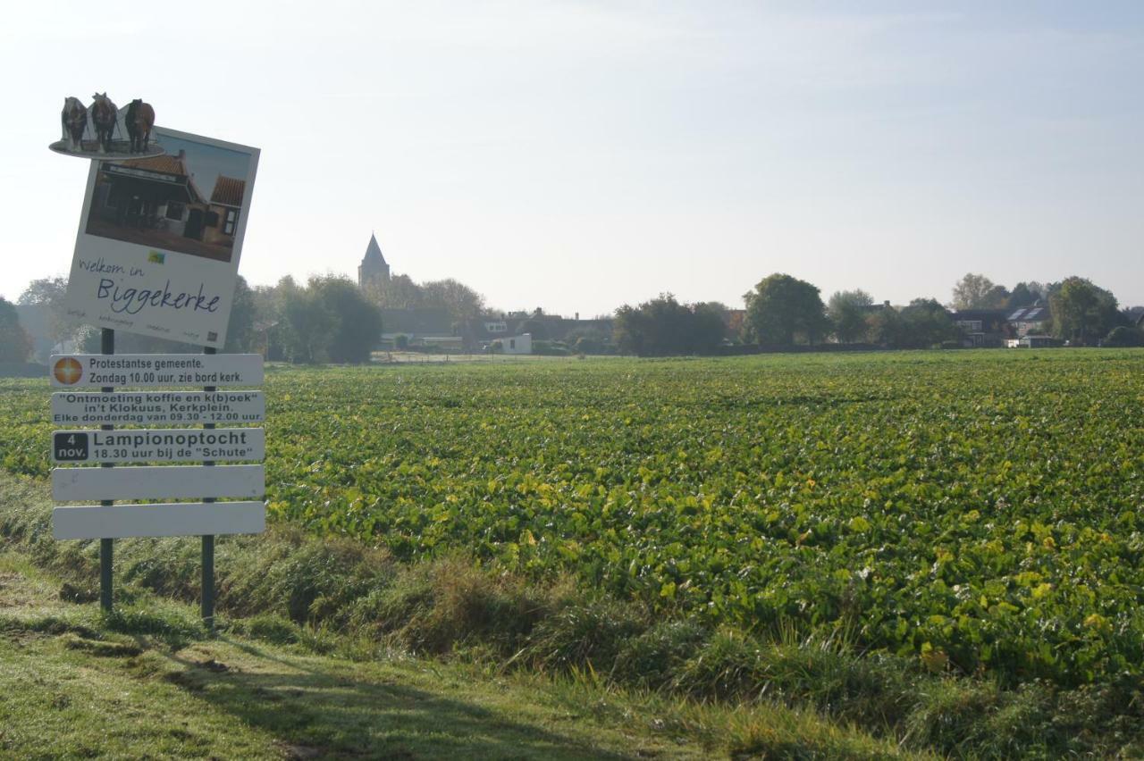 Bij Ons Achter Lägenhet Biggekerke Exteriör bild